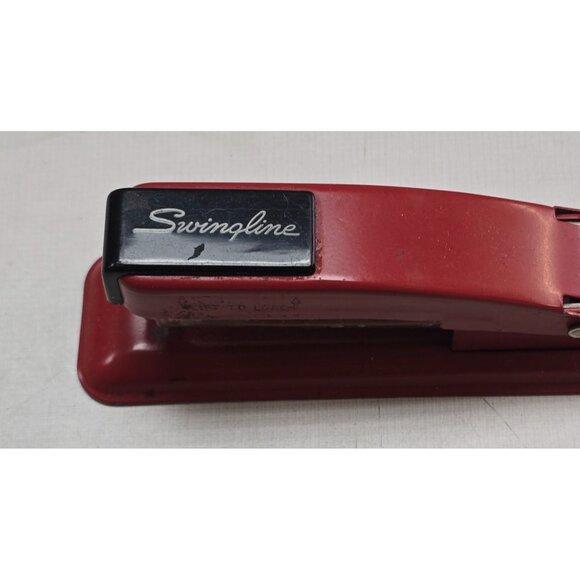 Vintage Red Swingline Stapler Long Island City New York USA - Picture 3 of 12